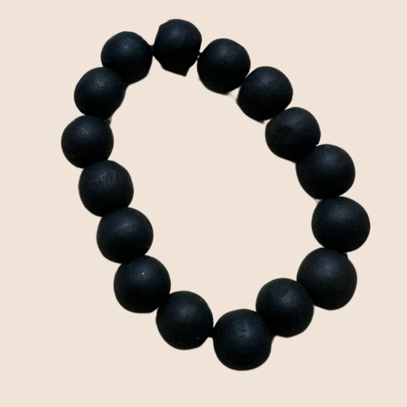 Bracelet black beads