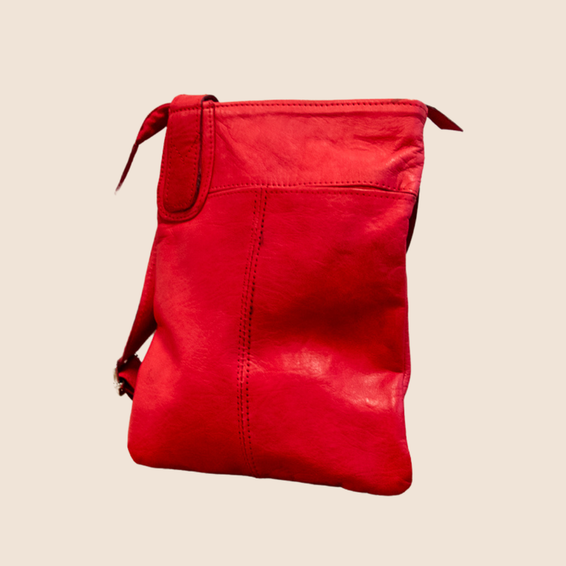 Compact shoulder bag Ivy - Red