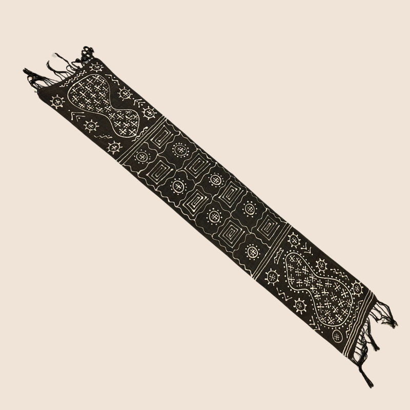 Scarf / Table runner Bogolan 15