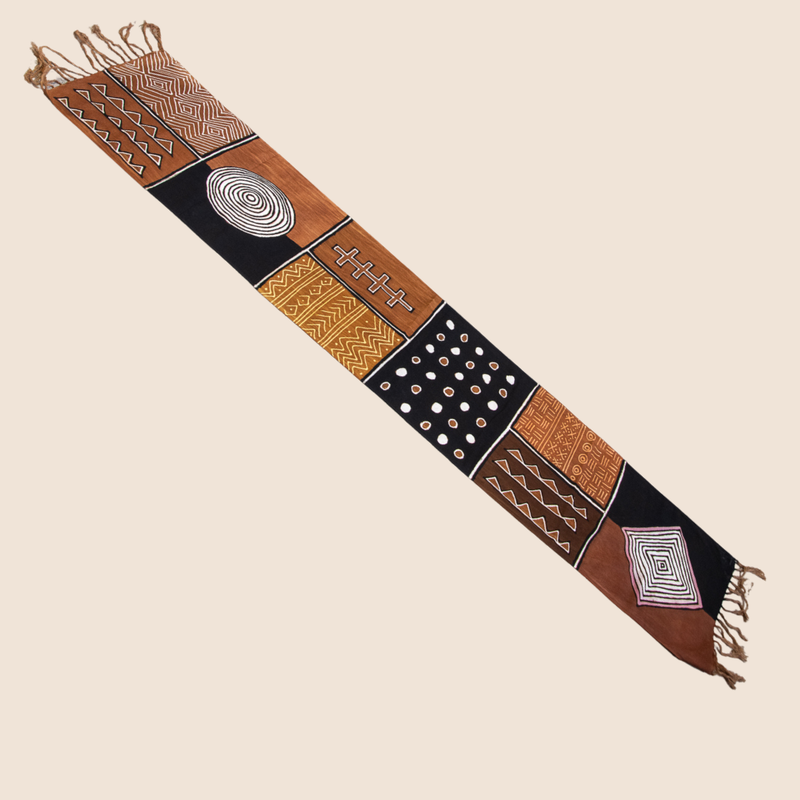 Scarf / Table runner Bogolan 1