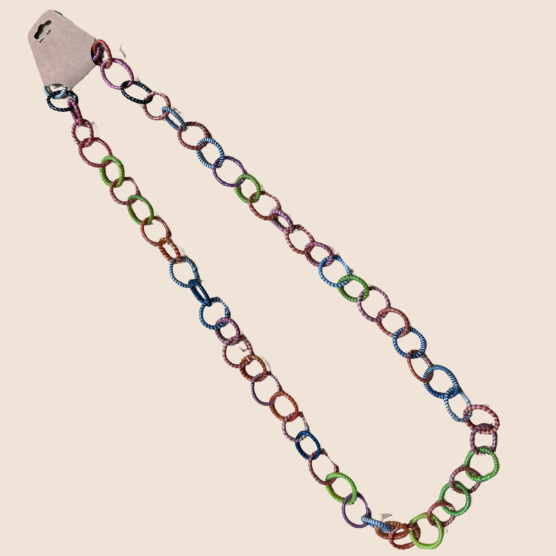 Zero-Zero Necklace FlipFlop Rainbow